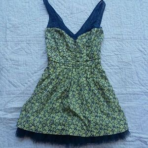 Free People Floral Print Sun Dress ☀️🌱🌼